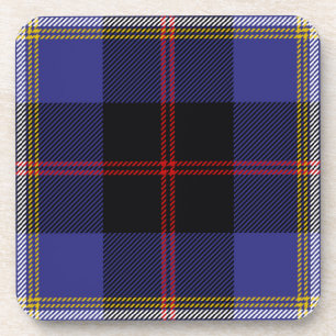 Dessous-de-verre Tartan Plaid de Clan Hill en Écosse