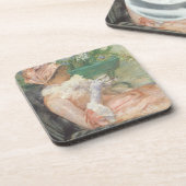 Dessous-de-verre Tasse de thé de Mary Cassatt, impressionnisme Vint (Côté gauche)