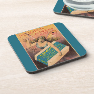 Dessous-de-verre Tasse vintage de la fée des tâches ménagères