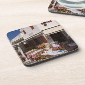 Dessous-de-verre Taverna Nikos, Mykonos, îles des Cyclades, Grèce (Côté gauche)