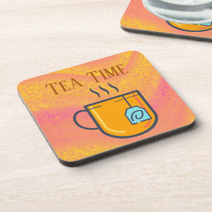 Dessous-de-verre Tea Time Beverage Coaster