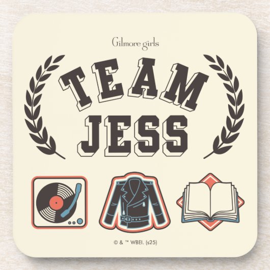 Dessous-de-verre Team Jess Gilmore Girls Design (Devant)