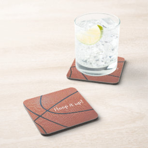 Dessous-de-verre Team Spirit_Basketball texture_Hoop it up!