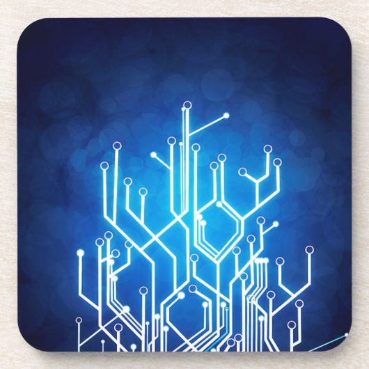 Dessous-de-verre technologie-circuit-circuit-board (Devant)