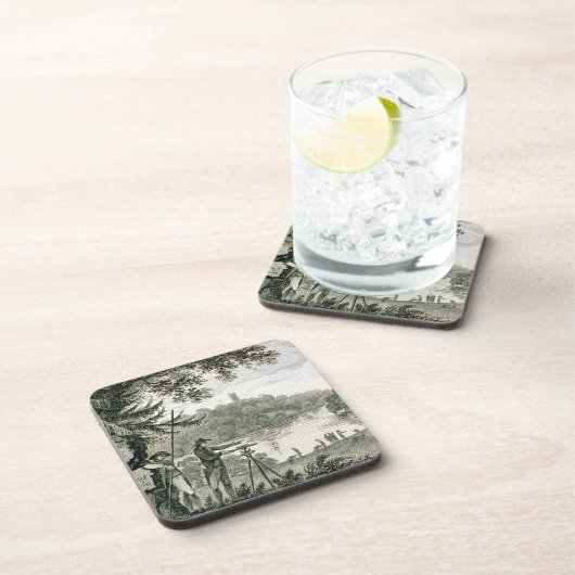 Dessous-de-verre Télécarte de Humphrey Repton, gravée par Thoma (Côté Droit)