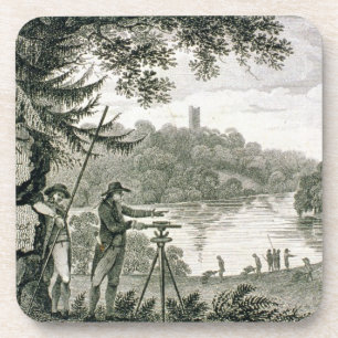 Dessous-de-verre Télécarte de Humphrey Repton, gravée par Thoma
