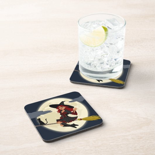 DESSOUS-DE-VERRE TÉMOIN HALLOWEEN REDHEADED (Côté Droit)