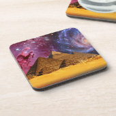 Dessous-de-verre tempête cosmique au-dessus de l'égypte (Côté gauche)