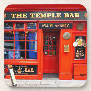 Dessous-de-verre Temple Bar, Dublin, Irlande, Irish Pub Dessous de