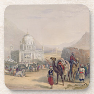 Dessous-de-verre Temple de "Ahmed Shauh", roi de l'Afghanistan,