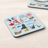 Dessous-de-verre Terra Nova Terre-Neuve (Côté gauche)