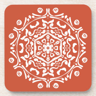 Dessous-de-verre Terracotta Mandala