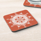 Dessous-de-verre Terracotta Mandala (Côté gauche)