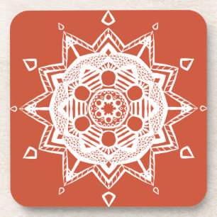 Dessous-de-verre Terracotta Mandala