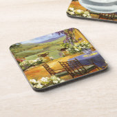 Dessous-de-verre Terrasse de campagne (Côté gauche)