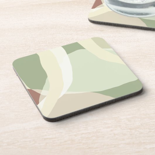 Dessous-de-verre Terre Abstraite (Côté gauche)