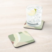 Dessous-de-verre Terre Abstraite (Côté Droit)