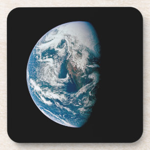 Dessous-de-verre Terre Tirée De L'Appareil Spacecraft Apollo 13.