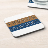 Dessous-de-verre Terres marines (Côté gauche)