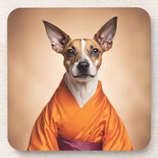 Dessous-de-verre Terrier brésilien bouddhiste (Devant)