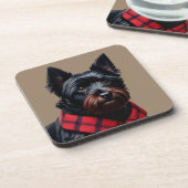 Dessous-de-verre Terrier écossais (Côté gauche)