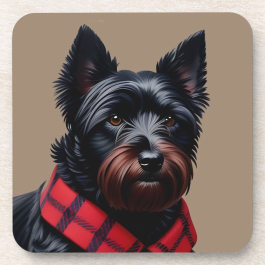 Dessous-de-verre Terrier écossais (Devant)