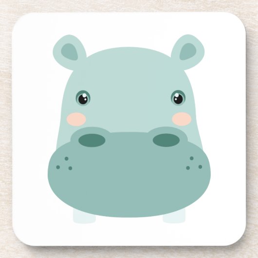 Dessous-de-verre Tête d'hippo (Devant)