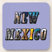 Dessous-de-verre Texte de l'image du Nouveau-Mexique (Devant)