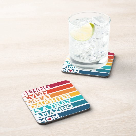 Dessous-de-verre Texte d'expression de conception mignonne pour la  (Côté Droit)