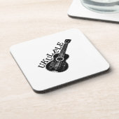 Dessous-de-verre Texte Et Image Ukulele (Côté gauche)