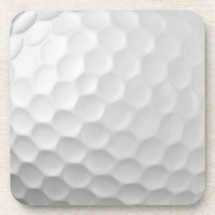Dessous-de-verre Texture de balle de golf blanche gaufree