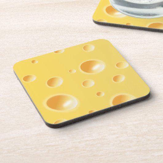 Dessous-de-verre Texture de fromage suisse jaune (Côté gauche)