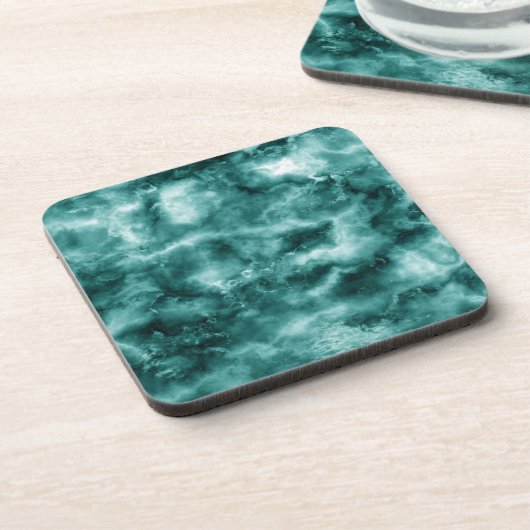 Dessous-de-verre Texture de marbre vert foncé (Côté gauche)