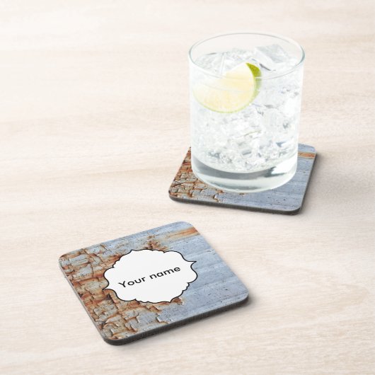 Dessous-de-verre Texture de peinture d'épluchage (Côté Droit)