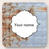 Dessous-de-verre Texture de peinture d'épluchage (Devant)