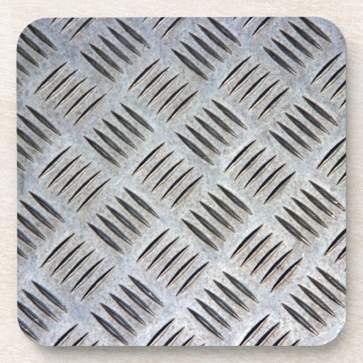 Dessous-de-verre Texture de plaque métallique (Devant)