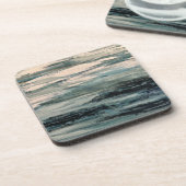 Dessous-de-verre Texture d'eau bleue Abstraite Océan (Côté gauche)