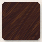 Dessous-de-verre Texture en bois foncé (Devant)