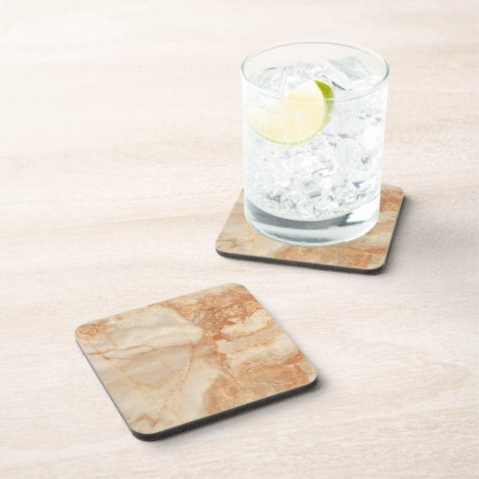 Dessous-de-verre Texture en pierre beige (Côté Droit)