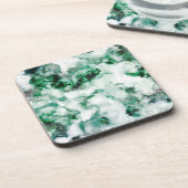 Dessous-de-verre Texture marbrée de quartz (Côté gauche)