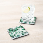 Dessous-de-verre Texture marbrée de quartz (Côté Droit)