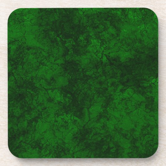 Dessous-de-verre texture vert foncé texturé en marbre de daim grani (Devant)