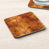 Dessous-de-verre Textures Brown dorées (Côté gauche)