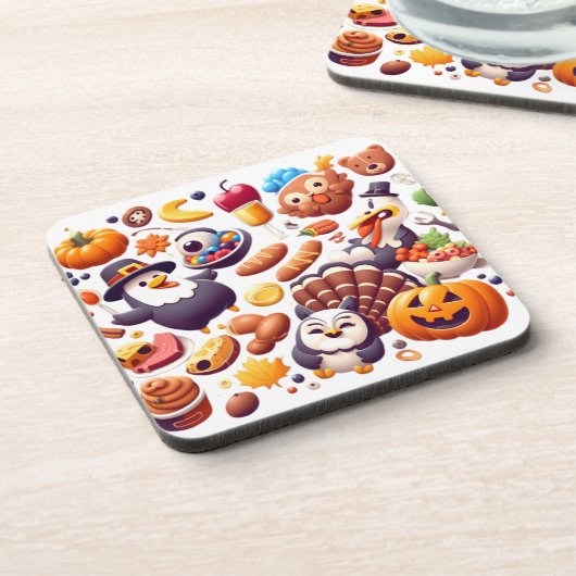 Dessous-de-verre Thanksgiving Starter Pack 01 (Côté gauche)