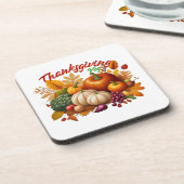 Dessous-de-verre Thanksgiving Vegan (Côté gauche)