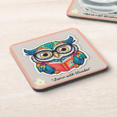 Dessous-de-verre "The Owl Reader" (Côté gauche)