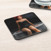 Dessous-de-verre The Thinking Room hard plastic coasters (Côté gauche)