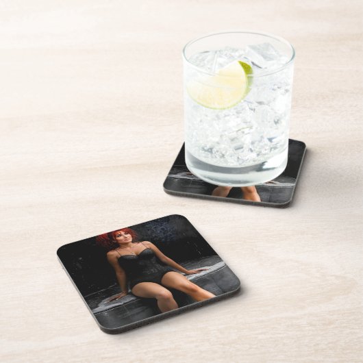Dessous-de-verre The Thinking Room hard plastic coasters (Côté Droit)