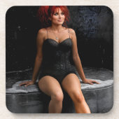 Dessous-de-verre The Thinking Room hard plastic coasters (Devant)