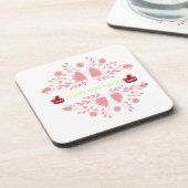 Dessous-de-verre . "The Ultimate Drink Protector" 2. Hart plastique (Côté gauche)